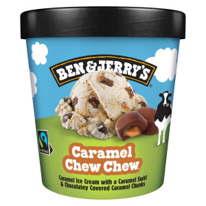 B & J CARAMEL CHEW CHEW X 465ML