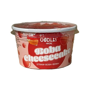 STRAWBERRY FLAVOUR BOBA CHEESECAKE X 36