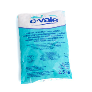 CVALE CHICKEN DICED COOKED 12MM X 2.5KG