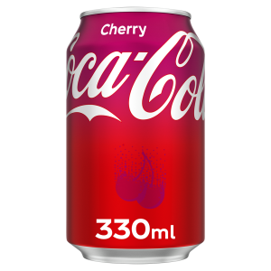 COKE CHERRY CANS GB X 330ML