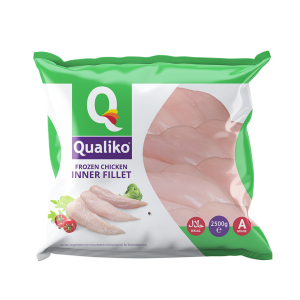 QUALIKO FROZEN CHICKEN FILLET INNERS X 2.5KG
