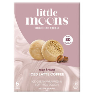 LITTLE MOONS ICED LATTE MOCHI ICE CREAM X 6PKS