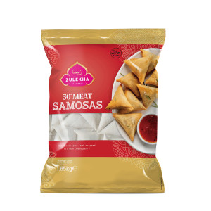 ZULEKHA MEAT SAMOSA 50 PIECES X 1650G
