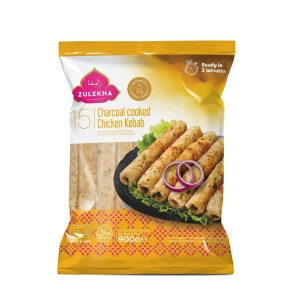 ZULEKHA CHICKEN CLASSIC CHARCOAL KEBAB 15 PIECES X 900G