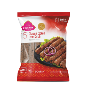 ZULEKHA LAMB CHARCOAL KEBAB 15 PIECES X 900G