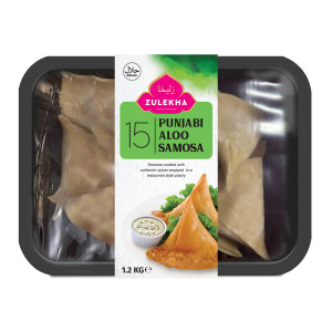 ZULEKHA PUNJABI ALOO SAMOSA 15 PIECES X 1.2KG