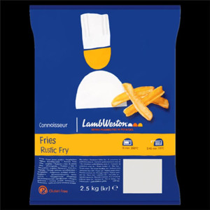 LAMB WESTON CONNOISSEUR RUSTIC FRIES X 2.5KG 