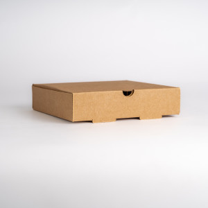 E.FLUTE 10" PLAIN BROWN PIZZA BOX 