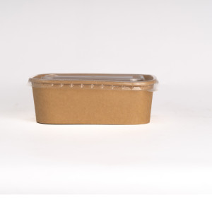 EP RECTANGULAR BOWL & LID 750ML X 50