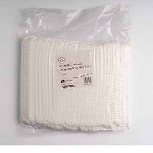 MOB CAP WHITE HAIR NET X 100