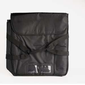 ICS BLACK PIZZA DELIVERY BAG X 1