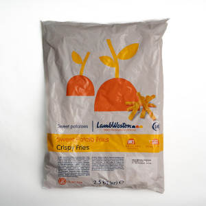 LAMB WESTON SWEET POTATO FRIES  X 2.5KG