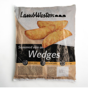 LAMB WESTON POTATO WEDGES SEASONED X 2.5KG N