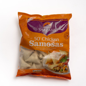 SHAZAN CHICKEN SAMOSA X 50