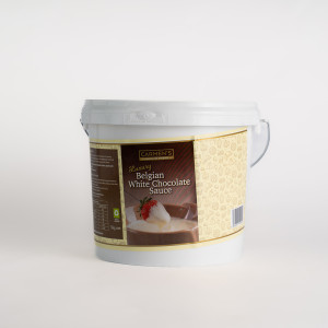 BELGIUM WHITE CHOCO SAUCE X 5KG