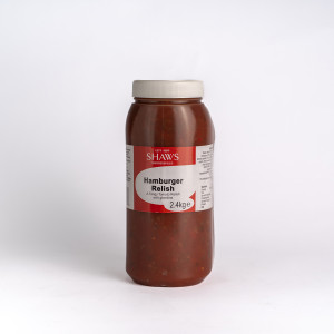 SHAWS BURGER RELISH X 2.4KG