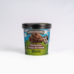 BEN & JERRYS CHOC FUDGE BROWNIE X 465ML