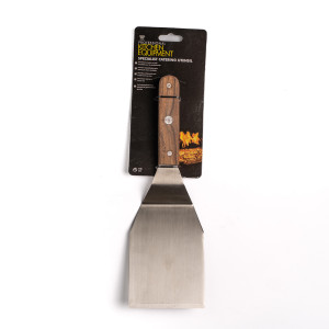 Z GRIDDLE SCRAPER 13CM 5.25" WOODEN HANDLEX 1
