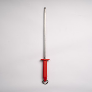 SHARPENING STEEL RED 12" X 1