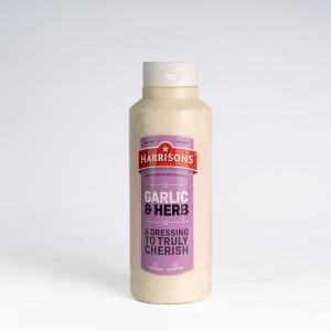 HARRISONS GARLIC & HERB SAUCE X 1L