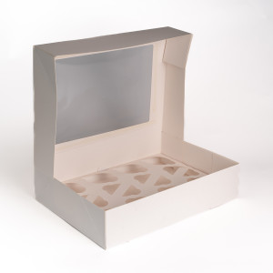 CUPCAKE HOLDER PLAIN 6 WITH INSERT X 50