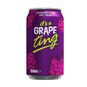 TING GRAPE SODA CANS X 330ML