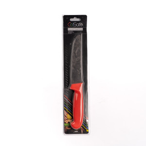 Z COLSAFE COOKS KNIFE RED 6.5" X 1