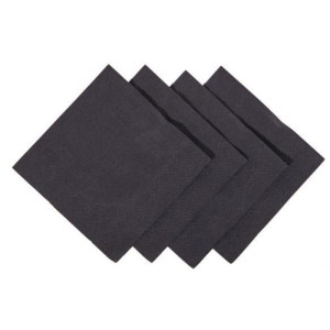 MCNULTY NAPKINS 2PLY BLACK X 125