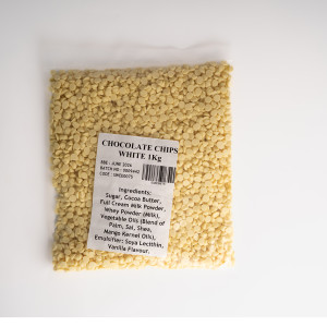 CHOCOLATE CHIP WHITE X 1KG