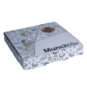 WHITE MUNCH BOX 10” X 90