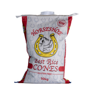 HORSESHOE RICE CONES X 10KG