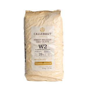 CALLEBAUT COUVERTURE WHITE CHOCOLATE CALLETS X 10KG