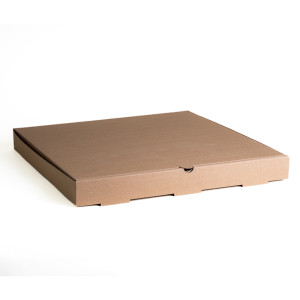 E.FLUTE 10" PLAIN BROWN PIZZA BOX 