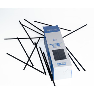 PAPER STRAWS BLACK 276X6MM X 250