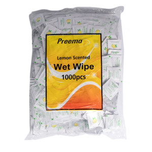 PREEMA LEMON SCENTED WET WIPES X 1000