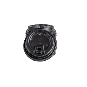 EP 8OZ SIP THROUGH LIDS BLACK X 50