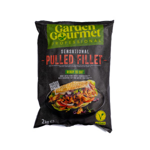 GARDEN GOURMET SENSATIONAL PULLED FILLET X 2KG