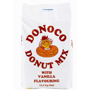DONOCO DONUT MIX WITH VANILLA X 12.5KG   