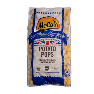 MCCAIN MENU SIGNATURE POTATO POPS X 2.5KG