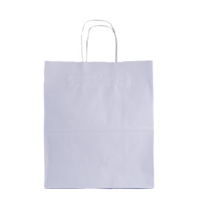 EP SOS 26X14X30 70GSM (L) WHITE TWIST HANDLES X 150