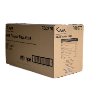 KARA 5" FLOURED BAPS X 8