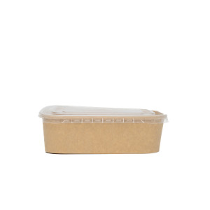 EP RECTANGULAR BOWL & LID 1000ML X 50
