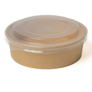 EP BROWN BOWL & LID 500ML