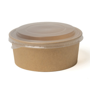 EP BROWN BOWL & LID 750ML 