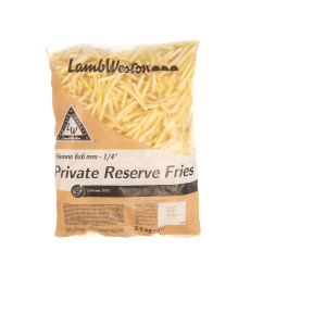 LAMB WESTON PRIVATE RESERVE 6 X 6 CHIPS X 2.5KG U
