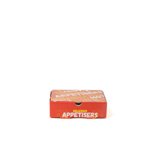 APPETIZER BOX 6.5" RED CLASSIC X 90