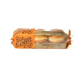 ST PIERRE UNSEEDED BRIOCHE BUNS X 42 