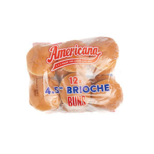 BRIOCHE BUN 4.5" UNSEEDED X 4