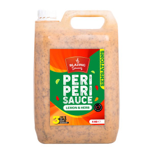 BLAZING PERI PERI SAUCE LEMON & HERB X 5L