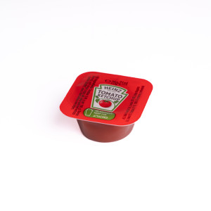 HEINZ TOMATO KETCHUP DIP POTS 100 X 25GM